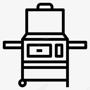 烧烤厨师厨房图标图标