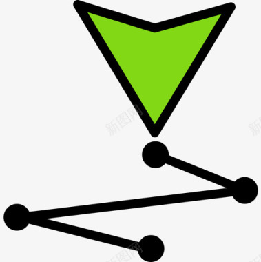 路线导航21线型颜色图标图标