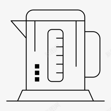 水锅炉咖啡电锅炉图标图标