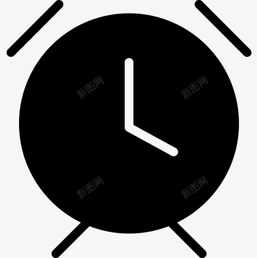 时钟基本图标7字形svg_新图网 https://ixintu.com 基本图标7 字形 时钟