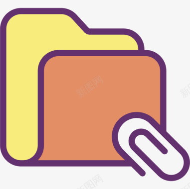 文件夹文件夹6线性颜色图标图标