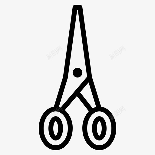 剪刀美容剪图标svg_新图网 https://ixintu.com 剪 剪刀 化妆 礼物 美容