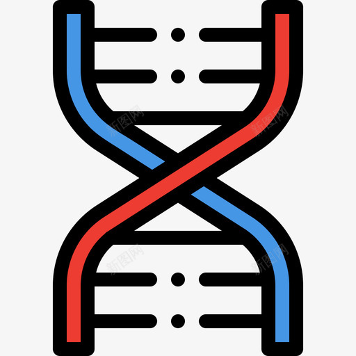 Dna大学22线颜色图标svg_新图网 https://ixintu.com Dna 大学22 线颜色