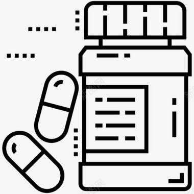 药品抗生素剂量图标图标