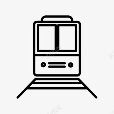 列车机车铁路图标图标