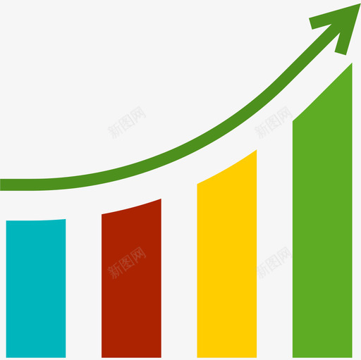 增长图表2持平图标svg_新图网 https://ixintu.com 图表 增长 持平