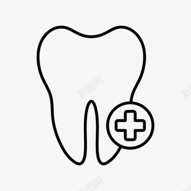 牙齿治疗蛀牙龋齿图标图标