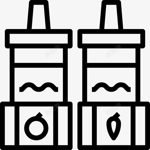 酱汁烧烤和烧烤派对直系图标svg_新图网 https://ixintu.com 烧烤和烧烤派对 直系 酱汁