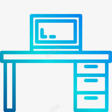 办公桌78办公室直线坡度图标图标