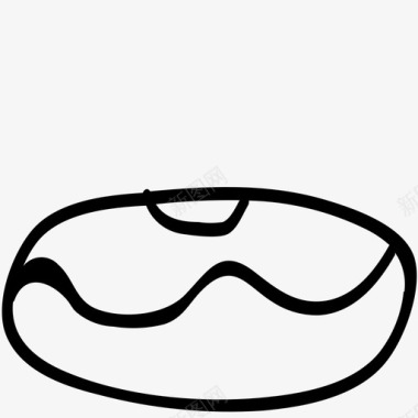 采购产品甜甜圈面包甜甜圈图标图标