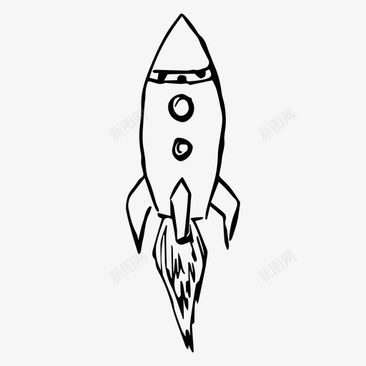 太空火箭星系行星图标svg_新图网 https://ixintu.com 太空火箭 恒星 星系 行星