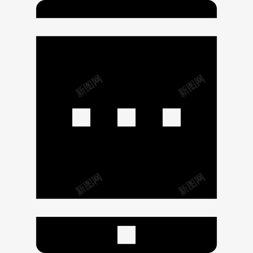 平板电脑手机8填充图标svg_新图网 https://ixintu.com 填充 平板电脑 手机8