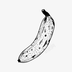 普拉塔采购产品香蕉手绘香蕉手绘水果图标高清图片