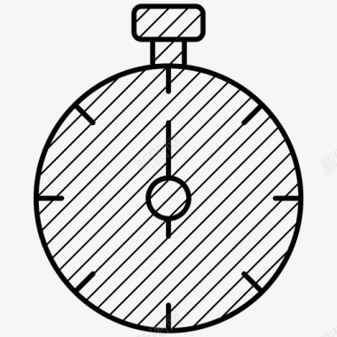 秒表计时器运动型图标图标