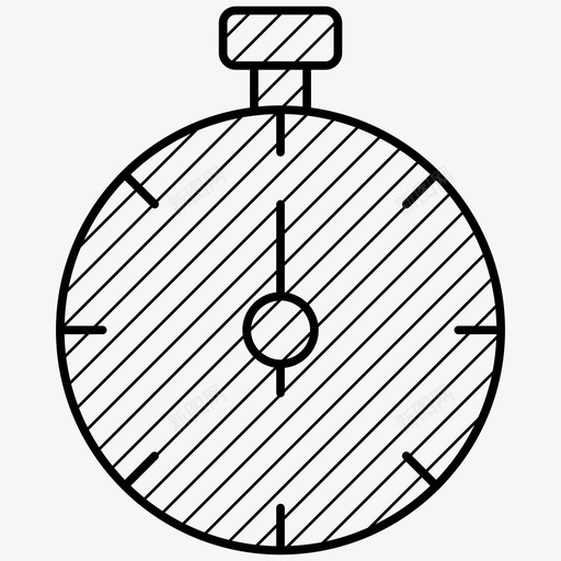 秒表计时器运动型图标svg_新图网 https://ixintu.com 秒表 计时器 运动型