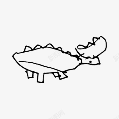 恐龙动物儿童图标图标