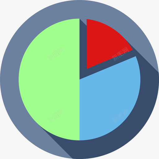 饼图业务216持平图标svg_新图网 https://ixintu.com 业务216 持平 饼图