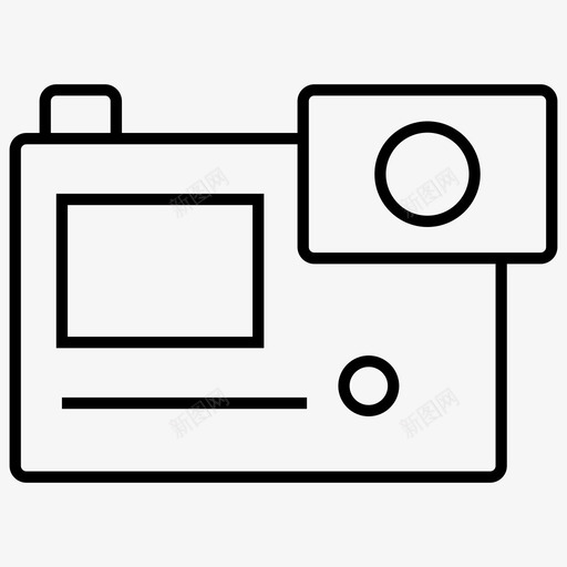 动作摄影机gopro摄影锐利图标svg_新图网 https://ixintu.com gopro 动作摄影机 摄影锐利