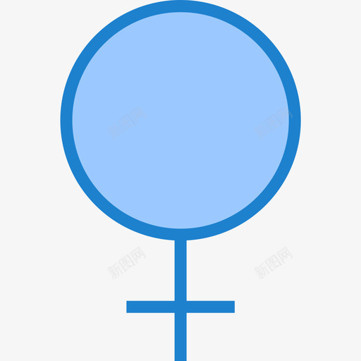女性标志健康护理32蓝色图标svg_新图网 https://ixintu.com 健康护理32 女性标志 蓝色