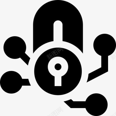加密区块链19填充图标图标