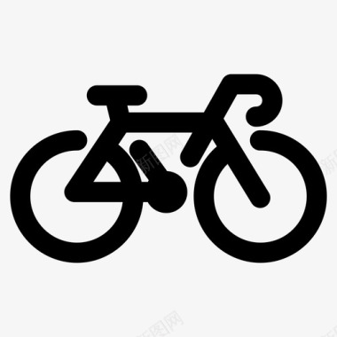 自行车运动交通工具图标图标