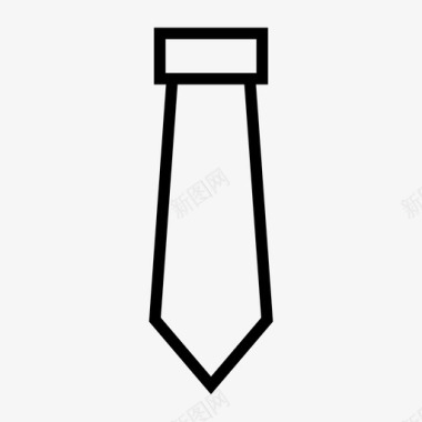 领带时尚款式图标图标