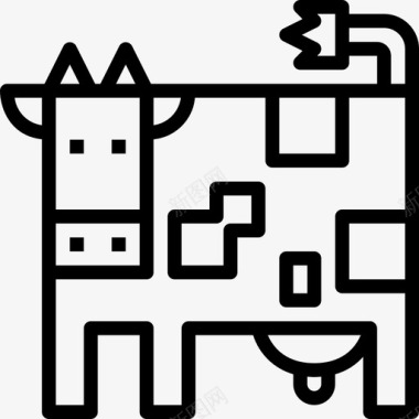 牛动物9直系图标图标