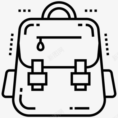 背包工具箱旅行包图标图标