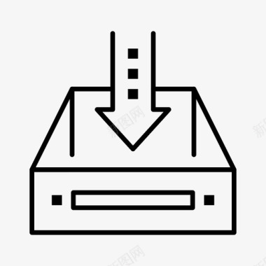 收件箱文件柜文档图标图标