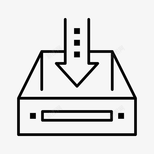 收件箱文件柜文档图标svg_新图网 https://ixintu.com 收件箱 文件柜 文档 空 项目管理和开发