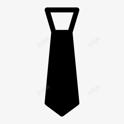 领带商务领带时尚图标svg_新图网 https://ixintu.com 制服领带 商务领带 时尚 领带