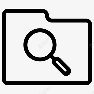 文件夹搜索数据文件图标图标