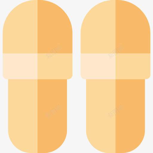 拖鞋睡觉时间14平铺图标svg_新图网 https://ixintu.com 平铺 拖鞋 睡觉时间14