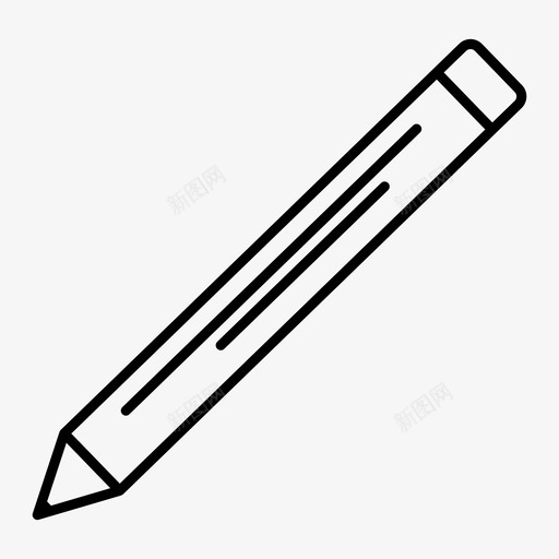 铅笔画写图标svg_新图网 https://ixintu.com 写 在办公室 画 铅笔