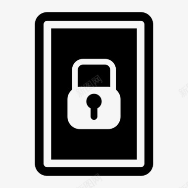 门锁隐私私人图标图标