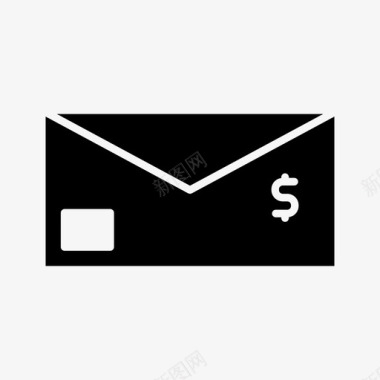 商务邮件信封财务图标图标