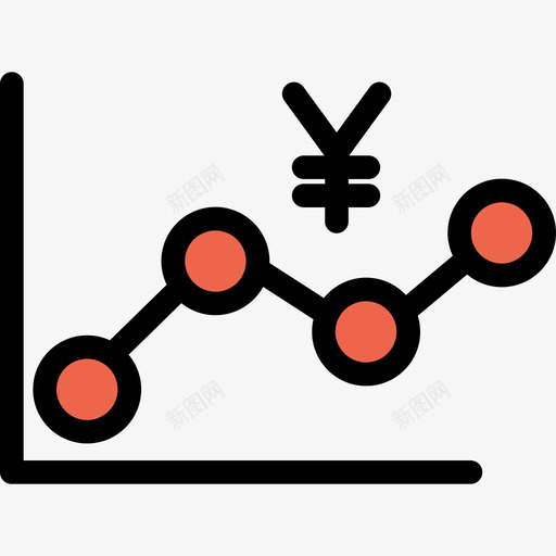 折线图业务212线颜色图标svg_新图网 https://ixintu.com 业务212 折线图 线颜色