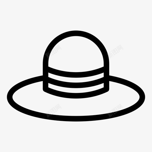 帽子时尚女孩图标svg_新图网 https://ixintu.com 女孩 帽子 时尚 时尚系列图标 风格