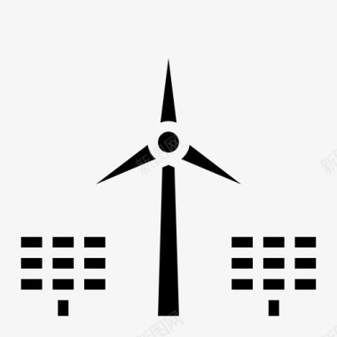 能源投资电力太阳能图标图标