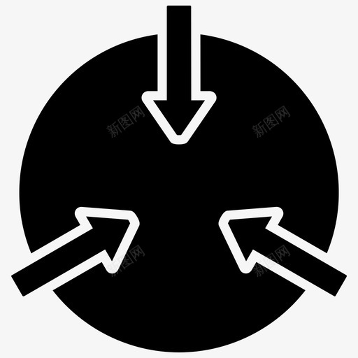 集成连接协调图标svg_新图网 https://ixintu.com Agile3黑色填充 协调 数据 连接 链接 集成