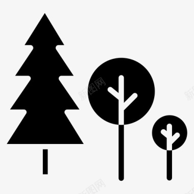 树自然公园图标图标