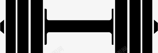 杠铃铁杆运动图标svg_新图网 https://ixintu.com 举重 杠铃 运动 铁杆