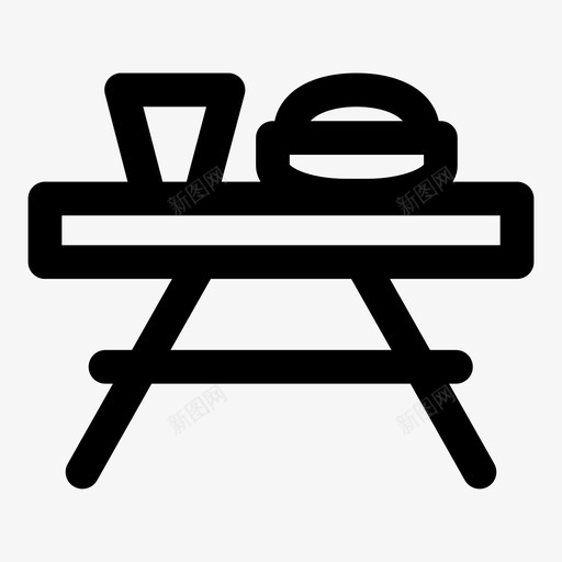 野餐桌篮子野营图标svg_新图网 https://ixintu.com 城市 杂项 篮子 野营 野餐桌 食物
