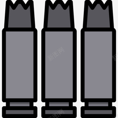 子弹陆军11线颜色图标图标