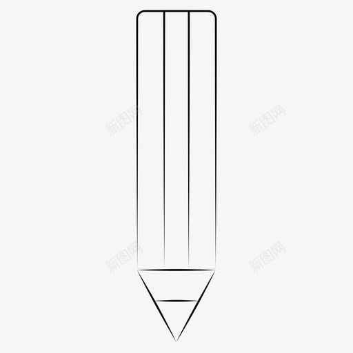 铅笔铅笔工具书写图标svg_新图网 https://ixintu.com 书写 手绘平面设计 铅笔 铅笔工具