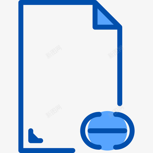 链接文件和文件夹9蓝色图标svg_新图网 https://ixintu.com 文件和文件夹9 蓝色 链接