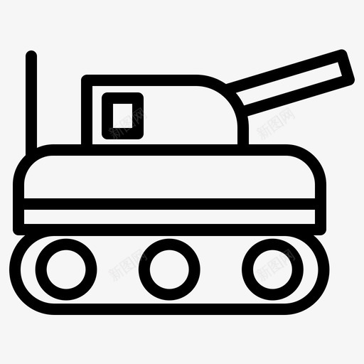 坦克装备战争图标svg_新图网 https://ixintu.com 坦克 战争 装备