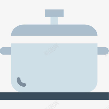 锅厨房工具20扁平图标图标