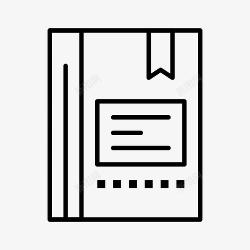 书签教育收藏夹图标svg_新图网 https://ixintu.com 书签 便笺 收藏夹 教育 现代商务和商务必需品