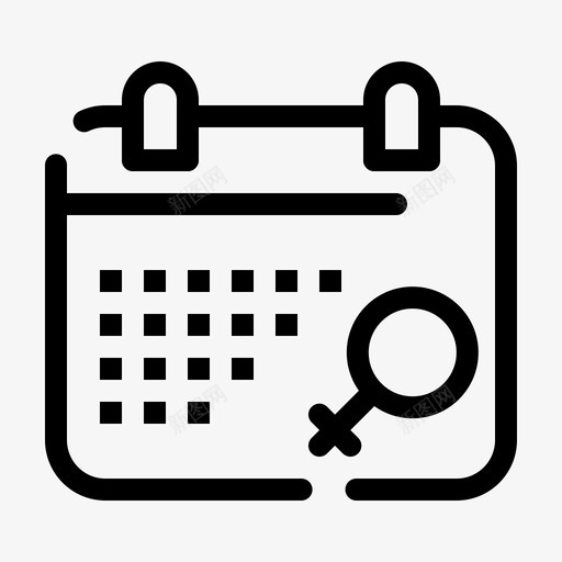 日历计划符号图标svg_新图网 https://ixintu.com 2月 v4 web 妇女节 日历 界面 符号 计划 集合